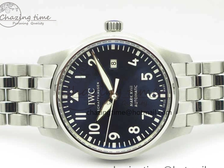 MIROTIME 0505 TimelessDesign Mark XVIII IW327016 Le Petit Prince MKS 1:1 Best Edition Blue Dial On SS Bracelet MIYOTA 9015 V 7206